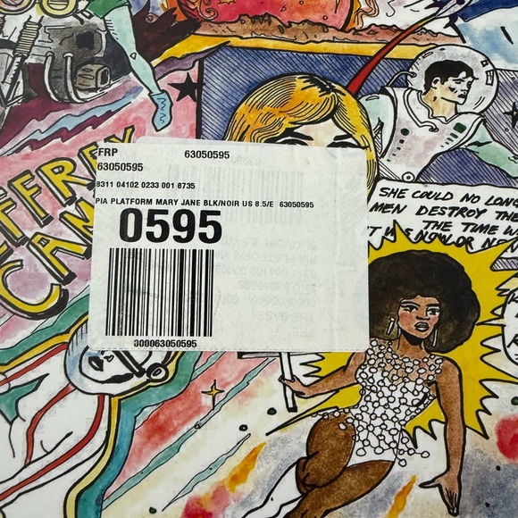 Jeffrey Campbell Pia Mary Jane Black Platform Shoes - Picture 4 of 5